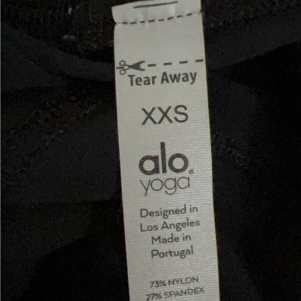 ALO Yoga High-Waist Ripped Warrior Legging size XXS perfect condition NO flaws - Picture 5 of 16